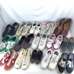 05w03719★1円~【ジャンクスニーカーまとめ】 スニーカー ブーツ 等 15点セット NIKE/adidas/CONVERSE 他 サイズ色々 ジャンク品