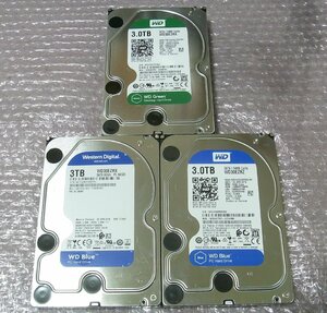 B39929 3.5インチ HDD 3TB 3個セット 判定正常