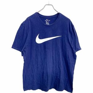 NIKE 半袖 プリント Tシャツ XLサイズ ナイキ ネイビー 古着卸 アメリカ仕入 t2408-4000