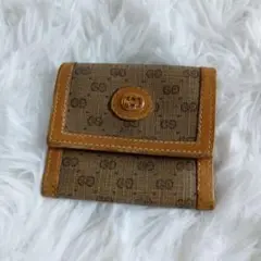 GUCCI　オールドグッチ　コインケース　インターロッキング