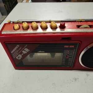 HITACHI 日立 ラジオカセットレコーダー パディスコ CP-4R PERDISCO 昭和 レトロ ラジカセ ⑥　現状品　　美品