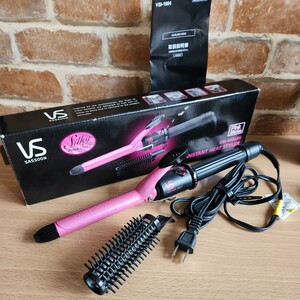 ヴィダルサスーン カールアイロン VSI-1904/PJ 美品 ヴィダルサスーンヘアアイロン 小泉成器