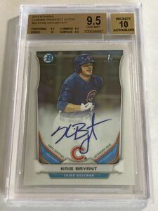 ＜激レア・TRUE GEM MINTです!!＞■BGS9.5&AUTO10! K.ブライアント(BRYANT) 直筆サインルーキーカード(AUTO RC)■2014 1st BOWMAN CHROME