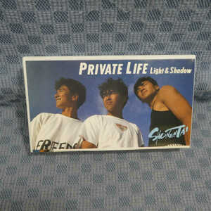 M588●70/少年隊「PRIVATE LIFE Light＆Shadow」VHSビデオ