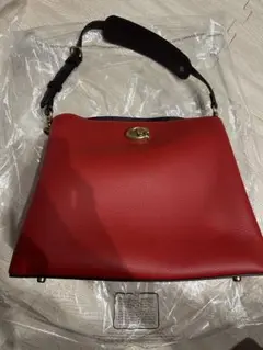 coach コーチ ウィロウ ショルダー バッグ　レッド