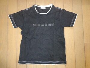 コムサデモード★黒の半袖Ｔシャツ★130