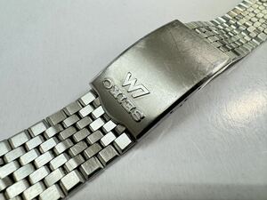 セイコー SEIKO LM メンズ 18mm幅金属ベルト ステンレスベルト stainless steel bracelet vintage watch band 腕時計 XJA290 は2-25