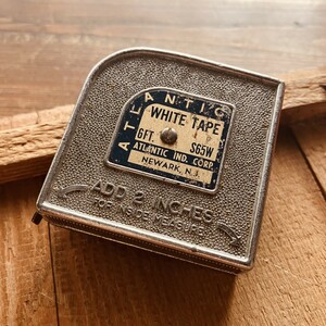 USAテープメジャー／1960s vintage／巻尺／アメリカ／MADE IN USA／WHITE TAPE／inch・feet