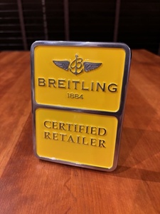 レア■BREITLING「CERTIFIED RETAILER（正規代理店）」楯　ブライトリング