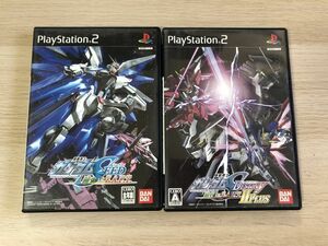 PS2 ソフト 機動戦士ガンダムSEED 連合 VS. Z.A.F.T DESTINY 連合 VS. Z.A.F.T ii PLUS セット【管理 17651】【C】