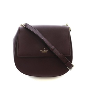 ケイトスペード KATE SPADE レザーショルダーバッグ ロゴ ワインレッド PXRU6912 /KP ■OS レディース