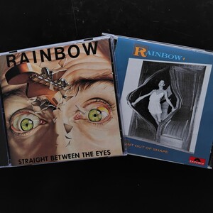 レインボー 2CD 闇からの一撃 ＆ ストリート・オブ・ドリームス Rainbow Straight Between The Eyes & Bent Out Of Shape