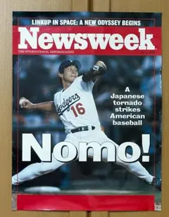 雑誌Newsweekのポスター★野茂英雄投手