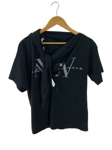 Alexander Wang◆フロント汚れ有/半袖カットソー/XS/コットン/BLK