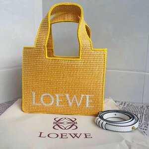 ★極美品★新品未使用★ LOEWE フォント トートバッグ スモール　ナチュラル