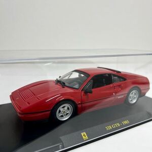 デアゴスティーニ レ・グランディ・フェラーリコレクション #24 1/24 FERRARI 328GTB 1985年 Red burago 完成品 ミニカー モデルカー