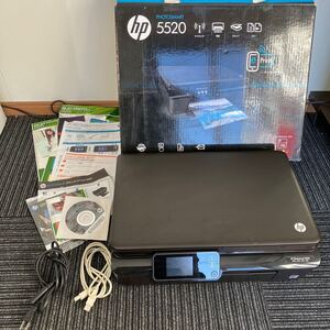 ジャンク品 HP PHOTOSMART 5520 CX045C#ABJ インクジェット プリンター 複合機 オールインワン エイチピー フォトスマート 印刷機 写真 