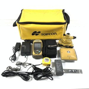 TOPCON GRS-1 GNSS受信機　セミハードケース/正準台/ACアダプター/電源コード/ケーブル/バッテリーチャージャー他 付属品あり＊ジャンク品