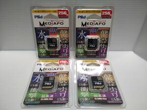 4枚セット　SD・USB端子両方対応　256MB　メガバイト　動作未チェック　PSdカード　MEDIAFO　SDカード USBメモリー メモリーカード