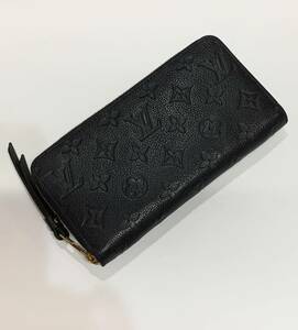 LOUIS VUITTON M61864 モノグラム アンプラント ジッピーウォレット ブラック ロングウォレット ルイヴィトン 長財布 購入証明あり