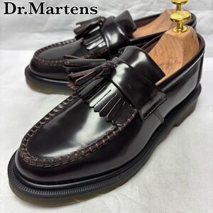 【美品】Dr.Martens ADRIAN タッセルローファー チェリーレッド