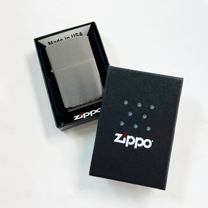 ZIPPO #200 外ケースのみ 10個セット ジッポー ライター ブラッシュクローム仕上げ 交換用 メンテナンス 加工 外ケース ネコポス対応