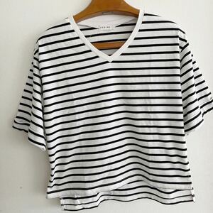 DENIME ボーダー半袖Tシャツ　F