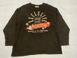 KK419　ＡＺ　ＤＥＵＸ　長袖Ｔシャツ　３Ｌ　黒　大きいサイズ