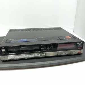 ジャンク品 SONY Betamax Betaplus ビデオカセットレコーダー SL-HFR60 ソニー ベータ 通電あり カセット取出不可 現状品【道楽札幌】