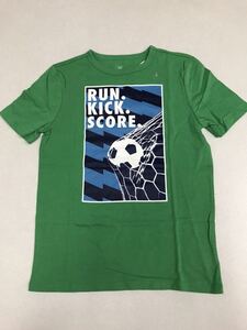 ■ＧＡＰ■新品■110■ギャップ■人気Ｔシャツ■グリーン■サッカー■ＵＳＡ■緑■1-1