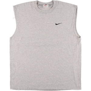 古着 90年代 ナイキ NIKE ノースリーブ ワンポイントロゴTシャツ USA製 メンズL相当 ヴィンテージ /eaa471022