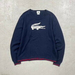 LACOSTE ラコステ コットンニットセーター メンズM-L相当 レディース