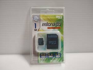 未使用品・未開封品　microSDカード　LeBiMo　1GB　変換アダプター付き メモリーカード　マイクロSDカード