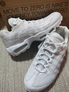 新品 未使用 NIKE AIR MAX 95 Ws 27cm ホワイト 白 ナイキ エアマックス95 エアマックス スニーカー