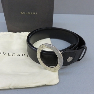 S121★BVLGARI ブルガリ　ベルト・メンズ 42インチ 105cm　　2/23★A