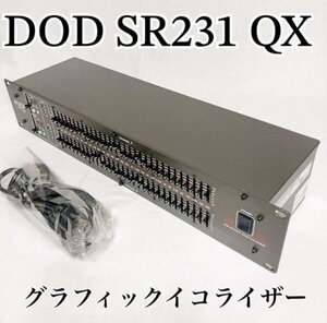 【美品】DOD SR231Qx ステレオグラフィックEQ 音響機器