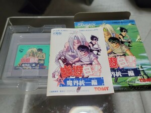 中古品 箱 説明書あり GB 幽遊白書 第4弾 魔界統一編 レトロゲー 　ゲームボーイ　ゆうはく