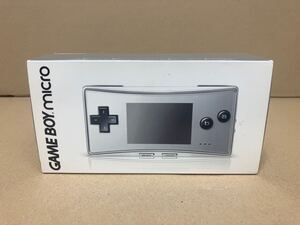 【未使用】 Nintendo 任天堂 ゲームボーイミクロ GBA シルバー