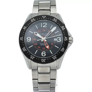 HAMILTON Khaki Aviation Pilot GMT Watch 44mm H767550 海外 即決