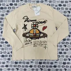 Vivienne Westwood トップス 長袖 Tシャツ ベージュ Mサイズ