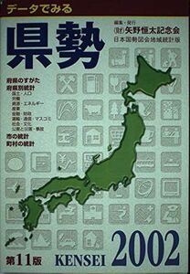 [A11118272]データでみる県勢〈2002〉 矢野恒太記念会; 国勢社=