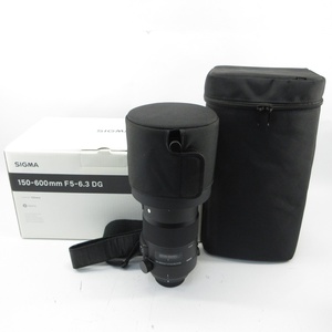 1円〜 SIGMA シグマ 150-600mm F5-6.3 DG 望遠レンズ for Nikon ※動作未確認 146-3188053【O商品】