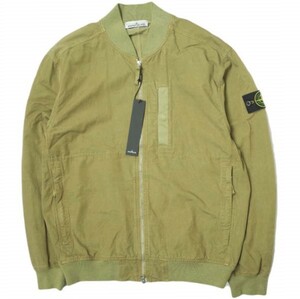 STONE ISLAND ストーンアイランド 23SS CUPRO COTTON TWILL - TC キュプラコットンツイル ボンバージャケット 781542629 L カーキ g14370