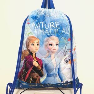 新品 定価1,980円 キルトバッグ ・ナップサック入園 入学 キッズ ディズニー　アナと雪の女王　アナ雪