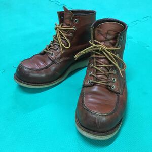 REDWING 縦長タグ 2010年製 アイリッシュセッター US8 Dワイズ 赤茶 USED レッドウィング 8875 ブラウン 26cm アメカジ 古着 オロラセット