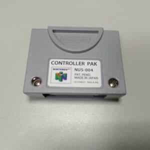 [送料無料] コントローラーパック 動作品 NUS-004 ニンテンドー64 セーブ用メモリー NINTENDO64 ニンテンドウ64 N64