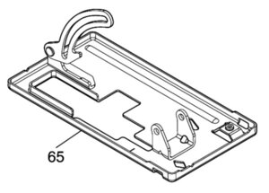 マキタ makita 40Vmax 125mm 充電式 チップソー カッタ CS003GRDX 用 ベース 162B77-6 部品 修理 パーツ 大工 建築 造作 鉄工 鉄工所 板金