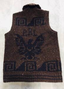 RRL knit vest M