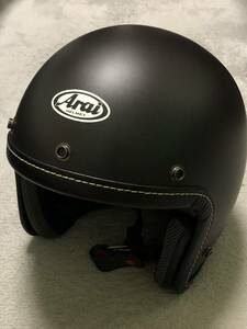 ☆Arai CLASSIC AIR フラットブラック ジェットヘルメット Size:L(59‐60㎝) 中古☆