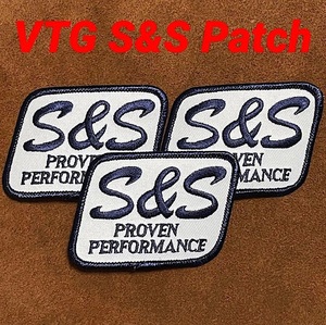 S&S ビンテージ ワッペン ハーレーダビッドソン モーター系 デッドストック バイカー ヴィンテージパッチ S&S PROVEN PERFORMANCE Vintage